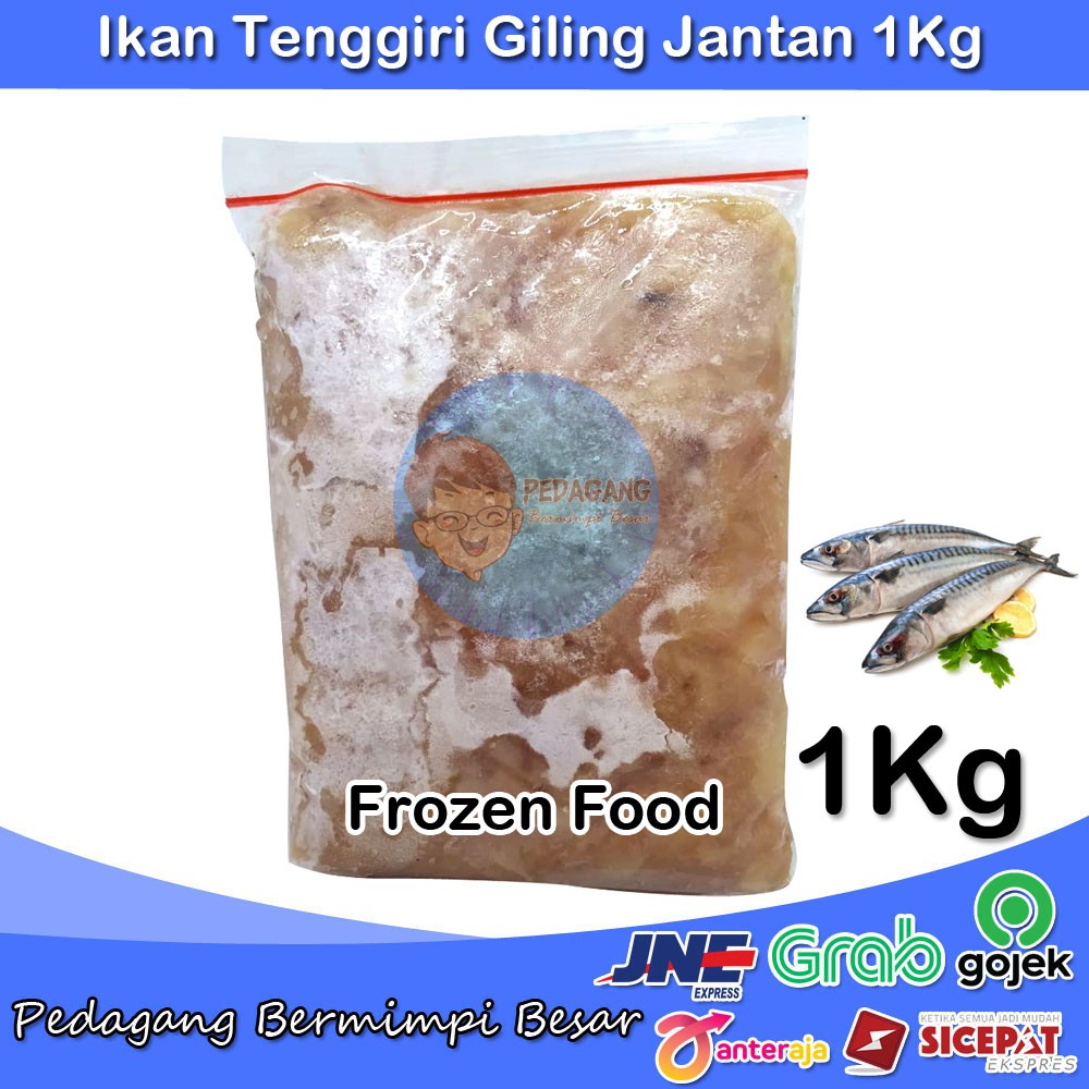 Ikan Tenggiri Giling Jantan Super Grade A 1Kg | Ikan Tenggiri Batang