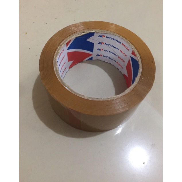 Lakban Coklat 48 mm 90 yard 80 meter 45 mikron Perekat Packing