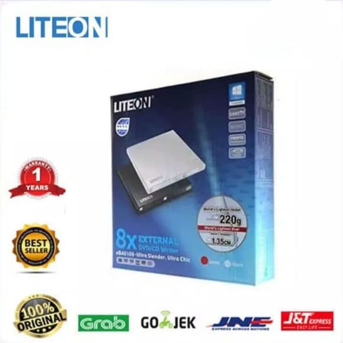DVD RW Eksternal Lite ON eBAU108 DVD-RW EXTERNAL LiteOn