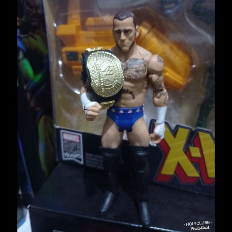 wwe wwf smackdown mattel cm punk action figure