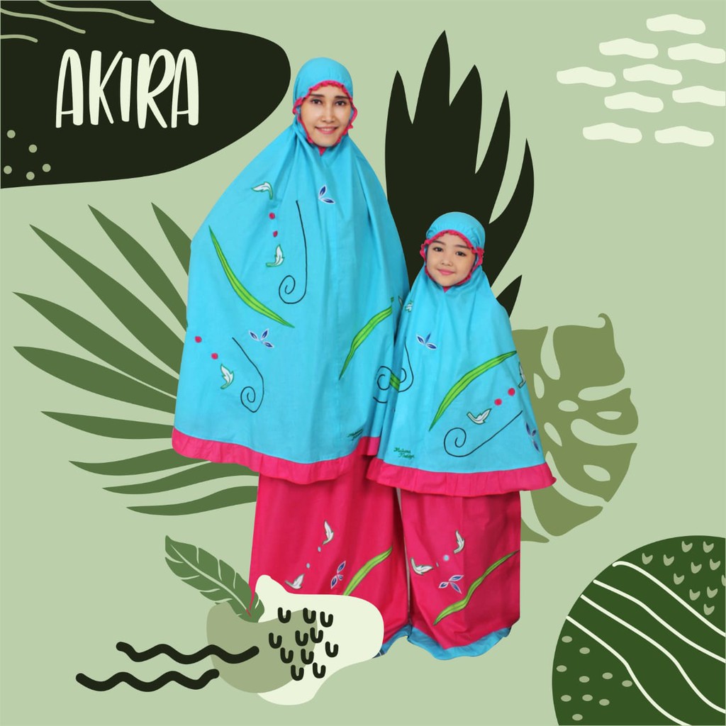 MUKENA ANAK SIZE S / MUKENA MOTIF AKIFA / MUKENA COUPLE / MUKENA IBU DAN ANAK