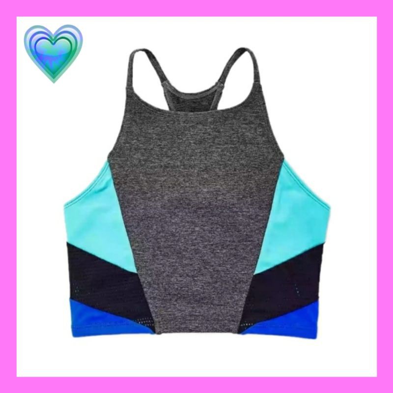 Justice green blue sport bra anak perempuan sz. 32