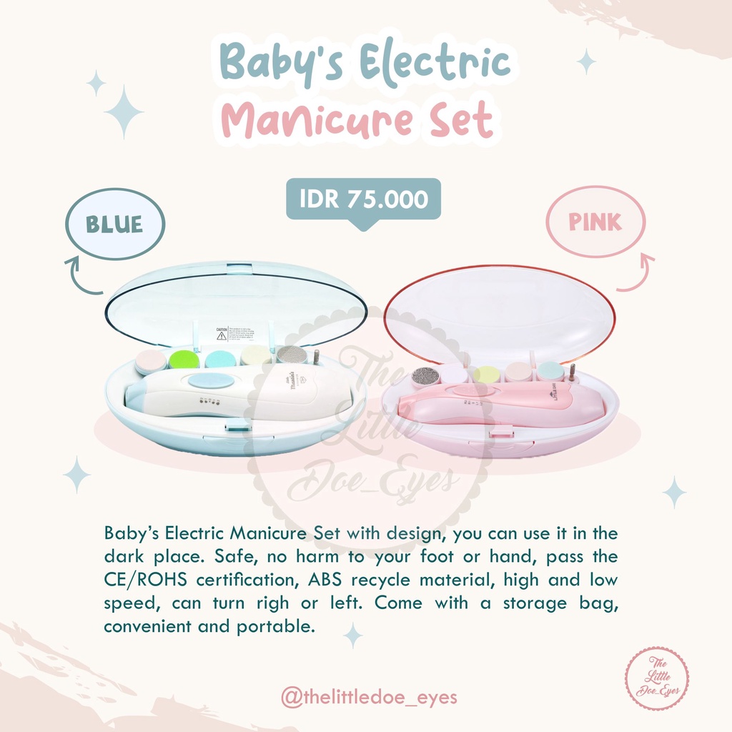 [READY] Baby’s Electric Manicure Set