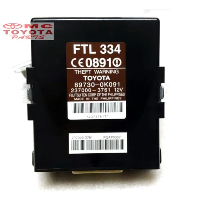Modul Komputer Kunci Kontak / Theft Warning Fortuner Hilux 89730-0K093