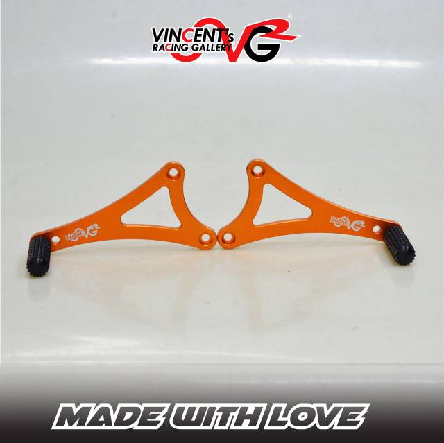 Footstep STEP Drag Matic MIO BEAT VRG RACING Almunium CNC ANODIZE