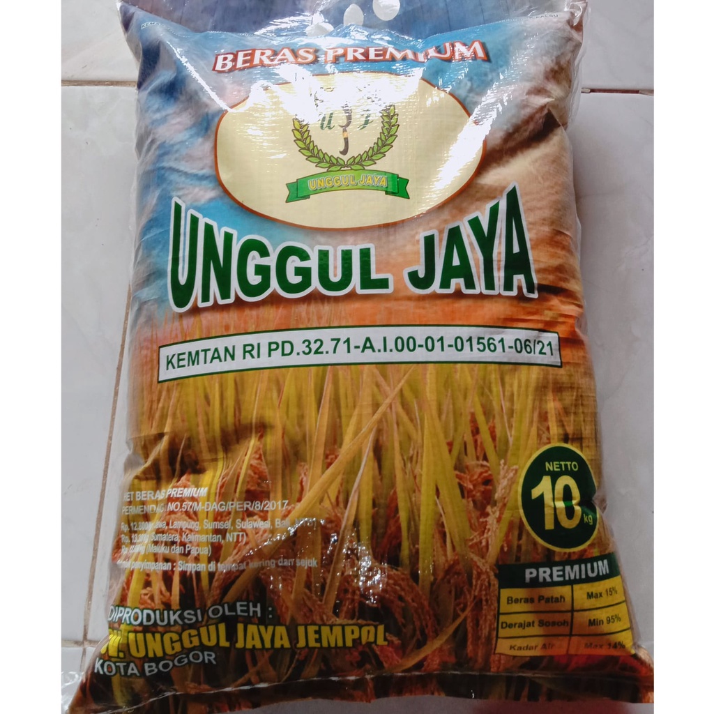 

BERAS PREMIUM UNGGUL JAYA 10 KG