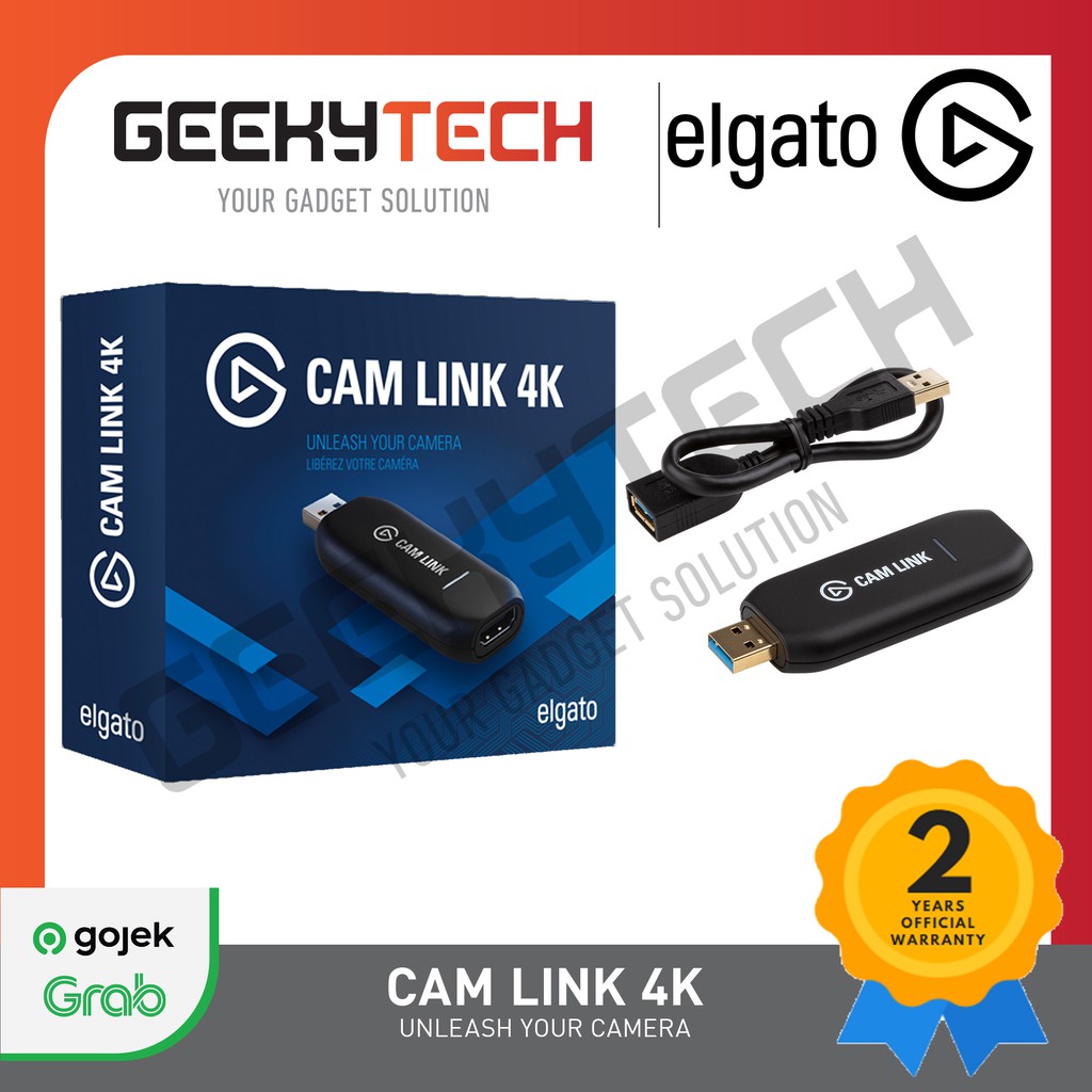 Elgato Cam Link 4k Camlink 4k Hdmi Capture Record Camera Resmi 2 Thn Shopee Indonesia