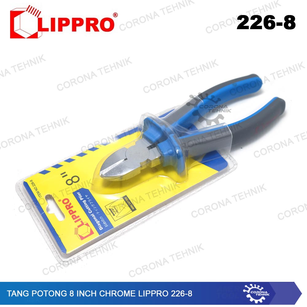 Lippro 226-8 Chrome - Tang Potong 8 Inch