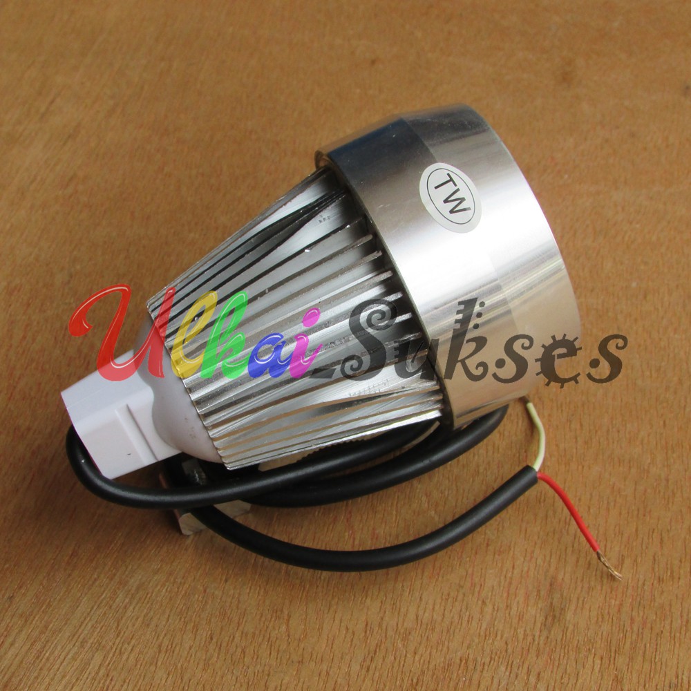 Lampu Tembak Motor l Variasi Aksesoris Lampu Tembak Fokus Super Terang Luxeon 3 LED 24V Diameter 3cm Universal Murah