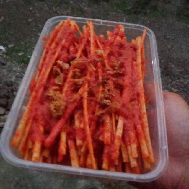 

Mie lidi pedas/mie lidi extra pedas/mie lidi bbu basah/mie lidi/mie lidi murah