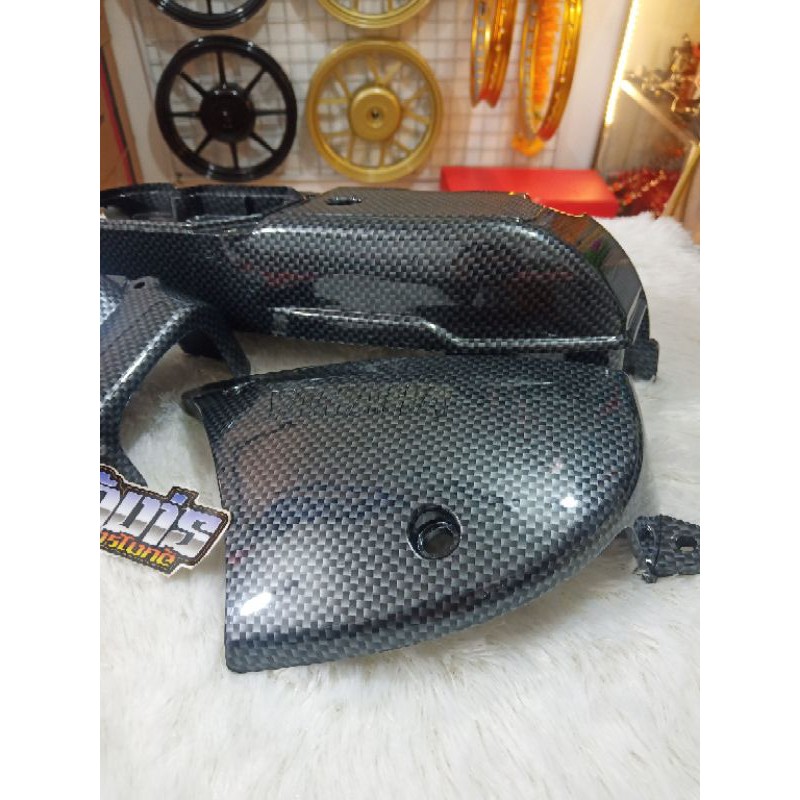 Cover Cvt Carbon Mio Smile Sporty Shopee Indonesia