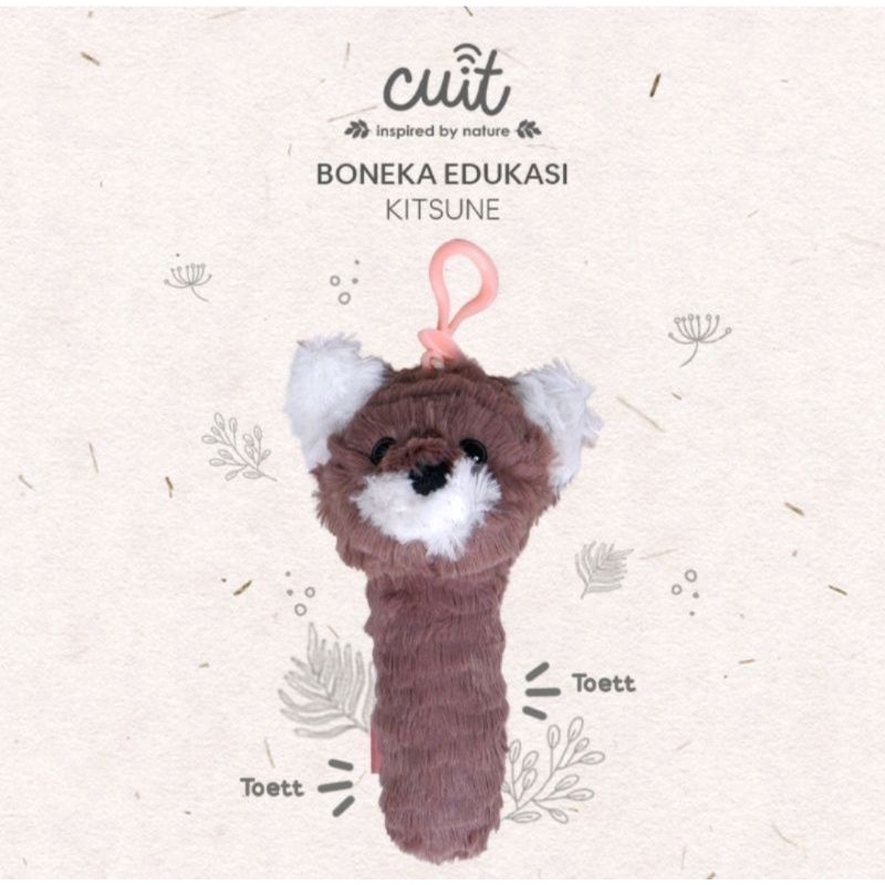 Cuit Rattle Mainan Boneka Tangan Shika Series/Mainan Bayi Anak