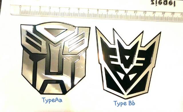 sticker transformer plat aksesoris mobil stiker