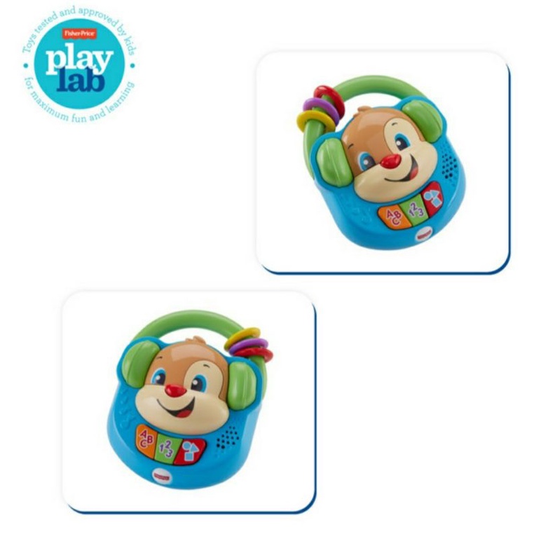 Fisher Price Learning Puppies Laugh and Learn music player Mainan Edukasi Anak