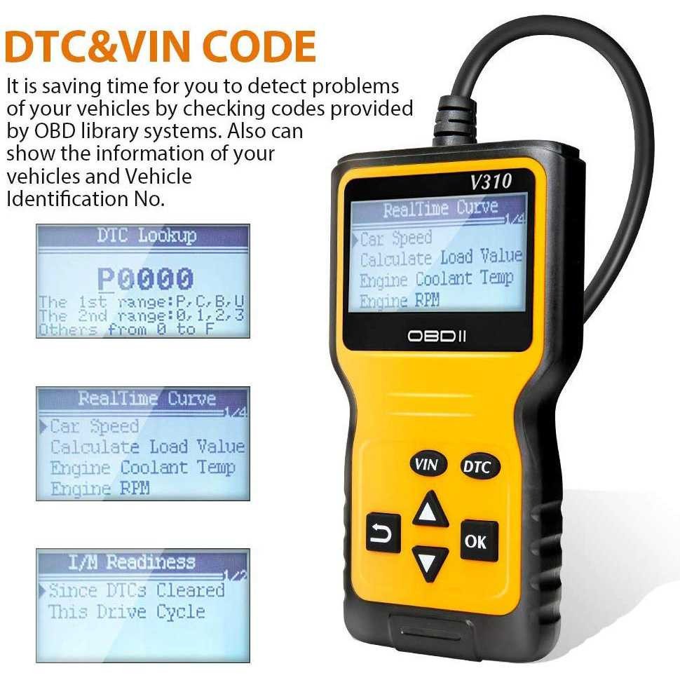 OBD2 scanner car diagnostic scan V310 OBD 2 code reader scanner ecu mobil