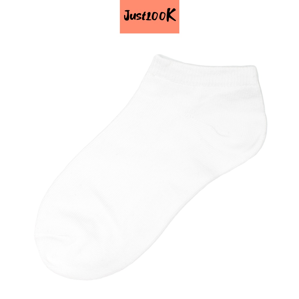 JustLook Kaos Kaki Ankle Remaja Polos Wanita Model Semata Kaki - Kaos Kaki Ankle Semata Kaki-3