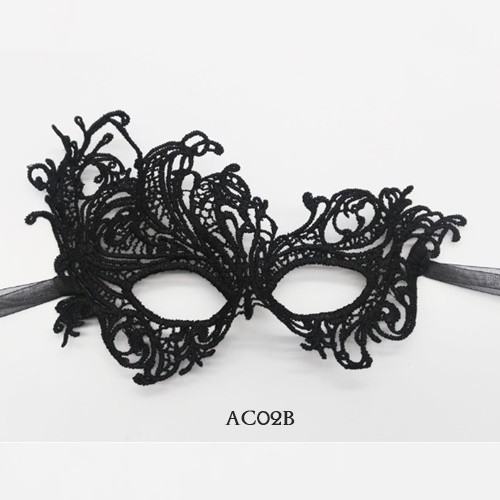 [BEST SELLER] PARTY MASK LACE HITAM AKSESORIS SEXY TOPENG PESTA LINGERIE AC02B