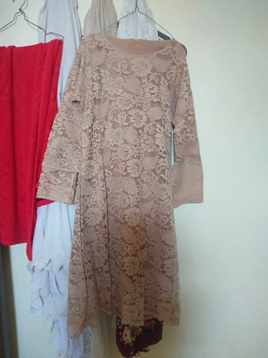 Promo Bulan Ini...! Setelan Kebaya Modern Tunik Brukat Aneka Pilihan Warna