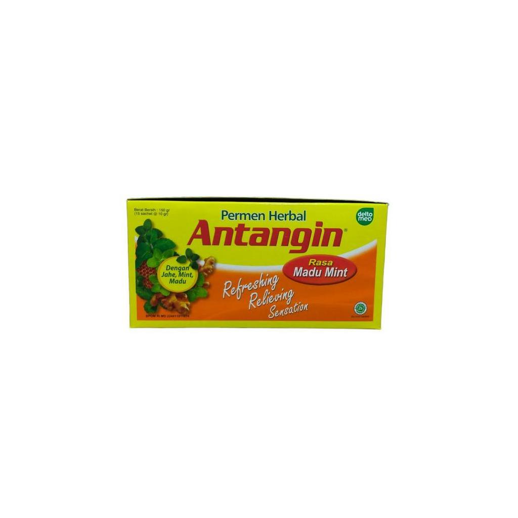 ANTANGIN PERMEN BOX 15 SACHET HONEY MINT