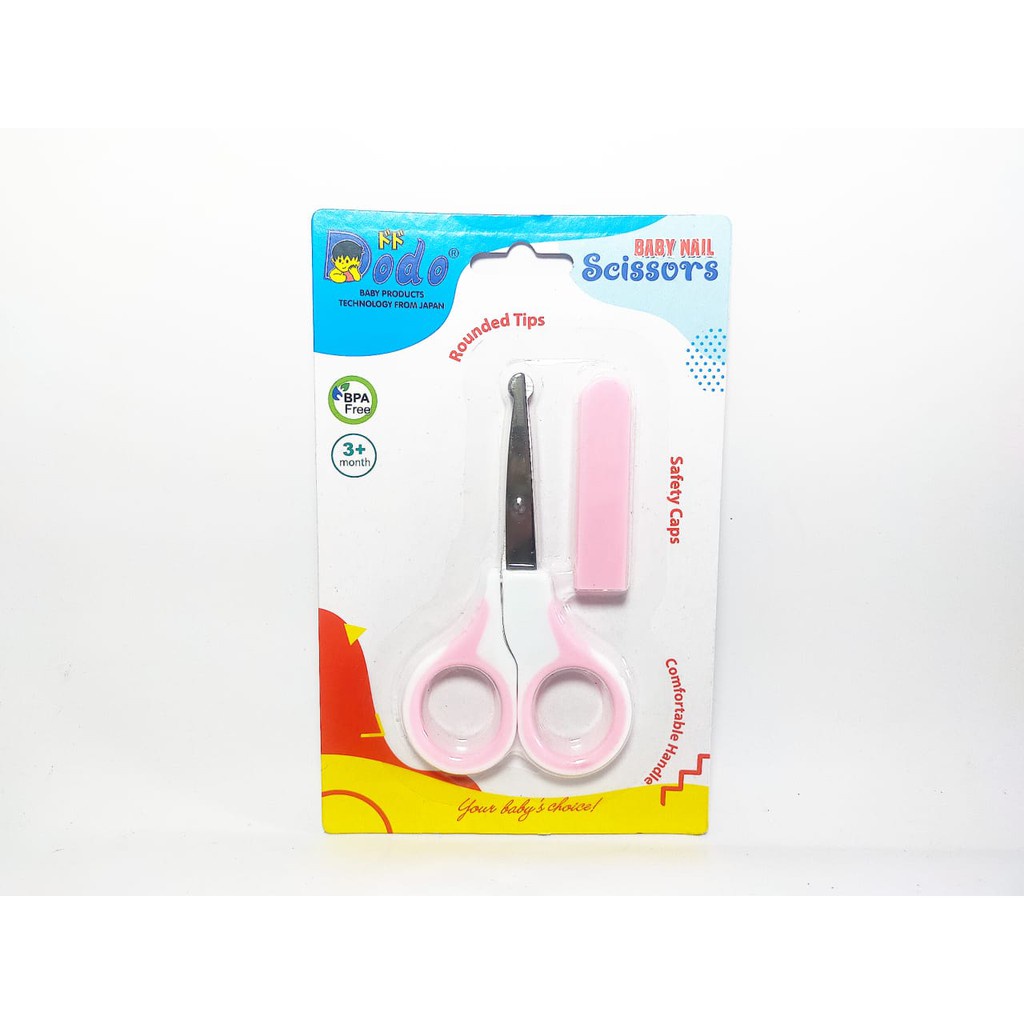 Dodo Baby Nail Scissors / Gunting Kuku Bayi DAC072 (Tersedia varian warna)