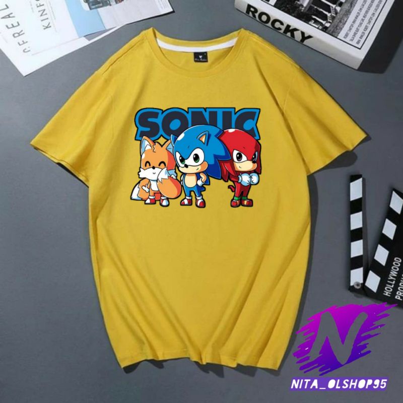 baju kaos anak atasan anak baju sonix the movie spesial