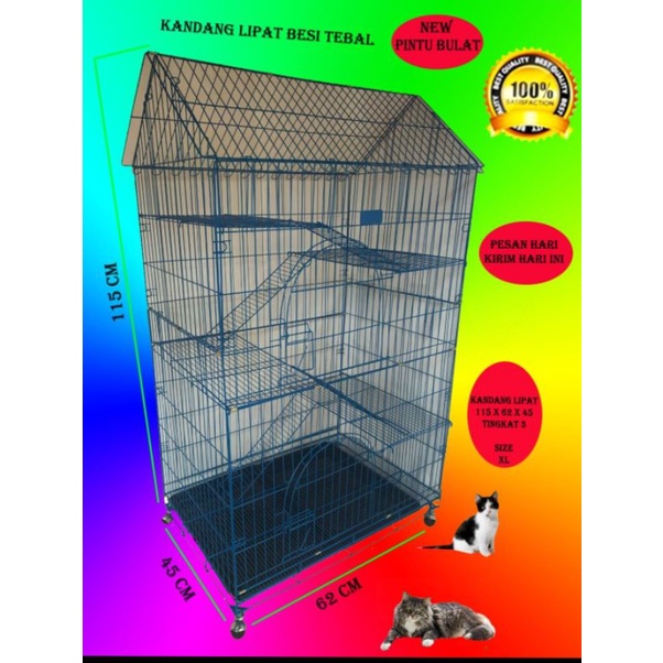 KANDANG KUCING ANJING KELENCI TERMURAH MODEL RUMAH