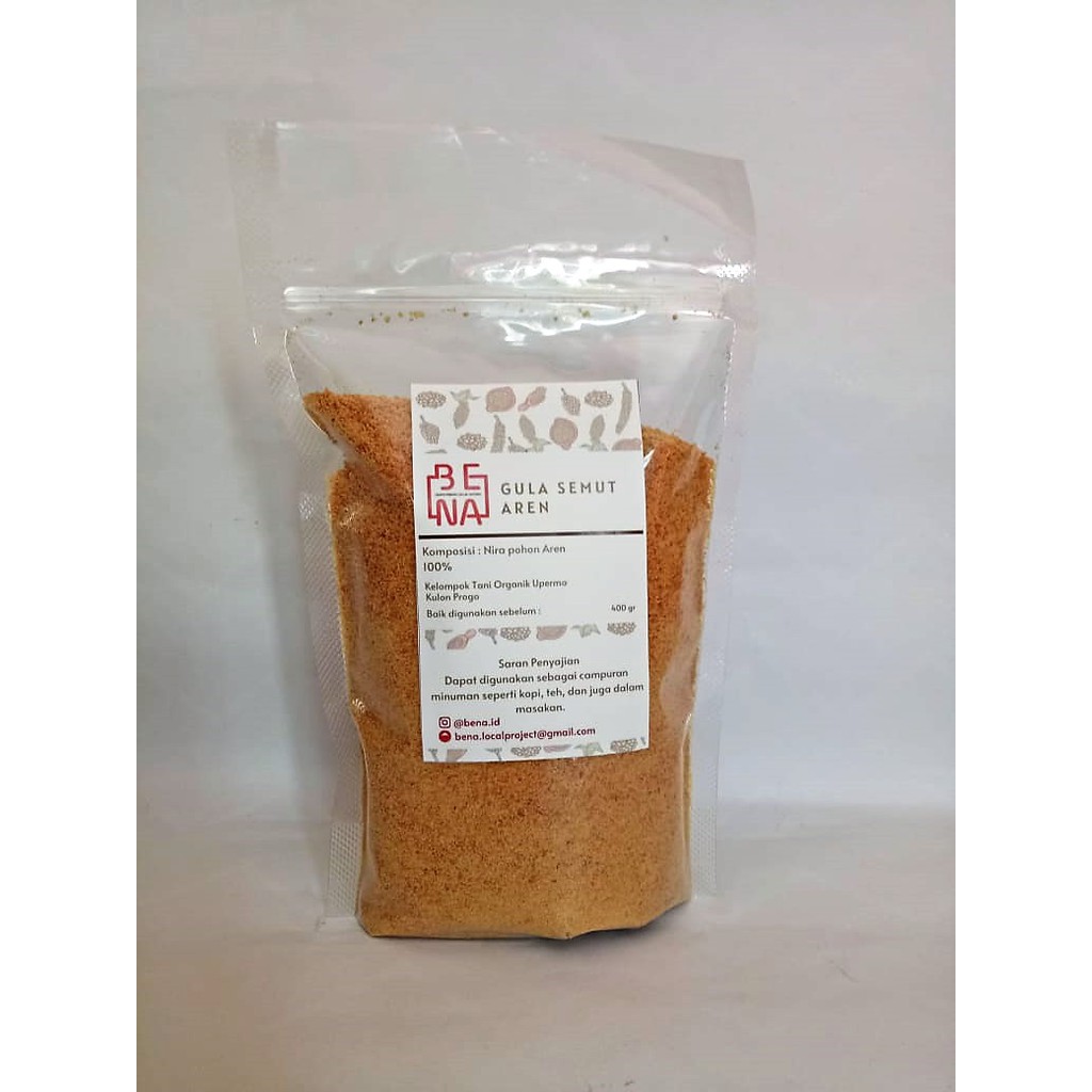 

Gula kristal aren 350 gram organik pengganti gula pasir - organic brown sugar