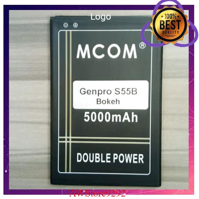 Mcom Battery Batre Baterai Double Power Mcom Cross Evercoss Genpro Bokeh S55B