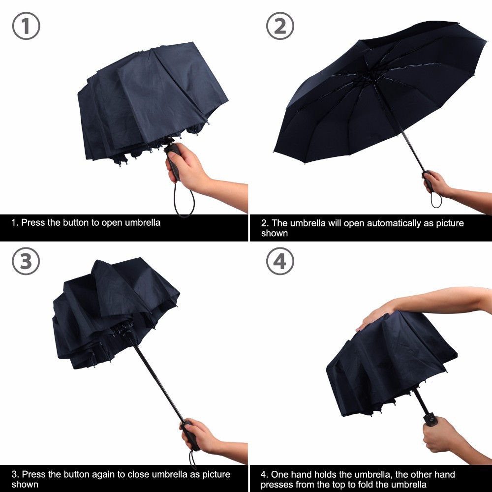 Payung Otomatis Terbalik Buka Tutup Automatic Reverse UV Umbrella