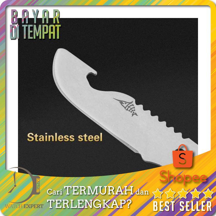 TERMURAH Sendok Pisau Outdoor Camping EDC Tools Petrified Fish LX709