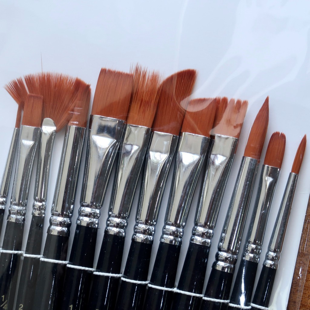 BOMEIJIA Artist 12 pcs Mix Artist's Brush Set