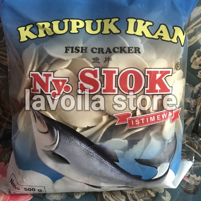 

Krupuk Kerupuk Ikan Ny. Siok Nyonya Siok Fish Cracker Crackers Packing Normal