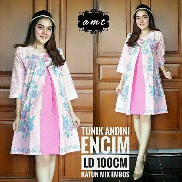 DRESS BATIK TUNIK ANDINI ENCIM
