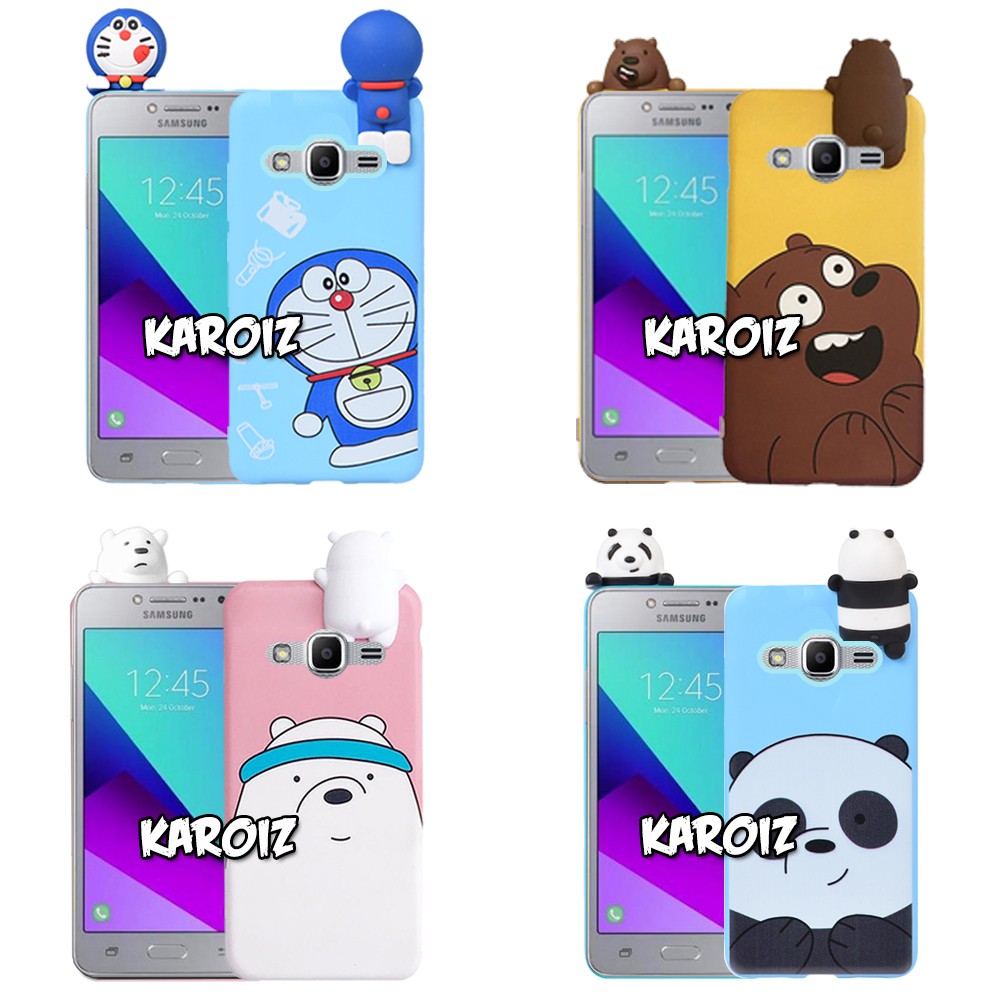 3D Case SAMSUNG J2 PRIME Intip Boneka TPU Softcase Grizzly