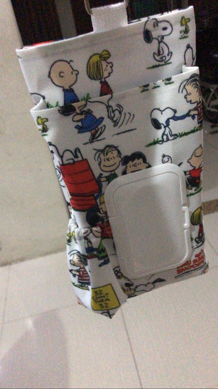 [snowandbelle] Pouch Tissue 3 In 1 Medium Snoopy And Princess
