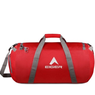 FANTAZIO Rose Bengal Watercolor Sports Bag Packable Travel Duffle Bag Lightweight Water Resistant Tear Resistant 