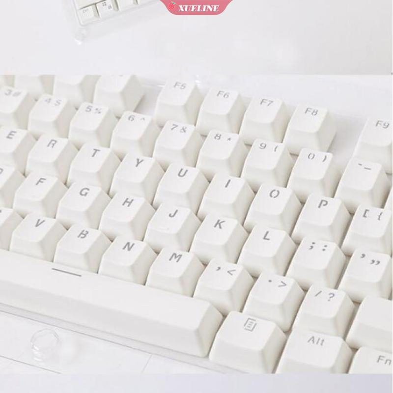 Set 106 Tombol Oem Pbt Dua Warna Translucent Untuk Keyboard Mekanik