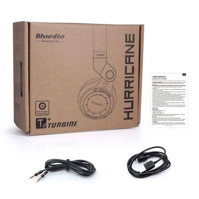 Jual Original Bluedio T2  Turbine Hurricane Wireless Bluetooth Headphone Berkualitas