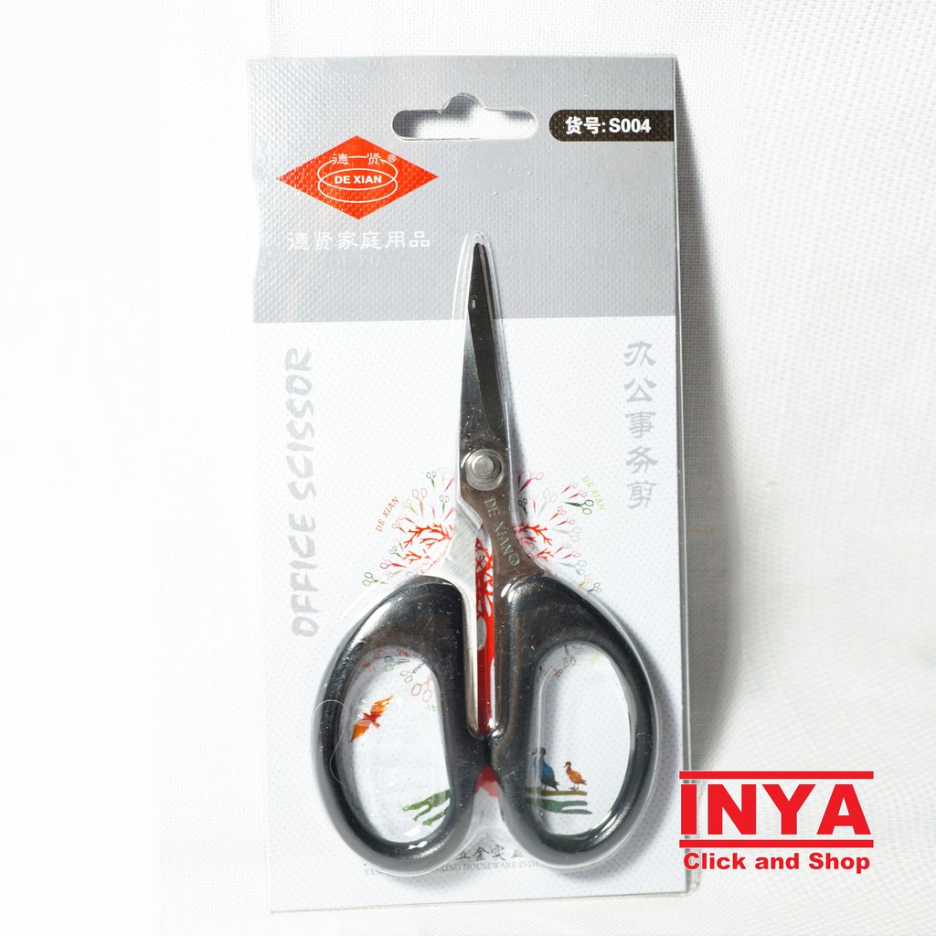 GUNTING DE XIAN TYPE S004 - 4.7 inch SCISSORS - STATIONERY ATK