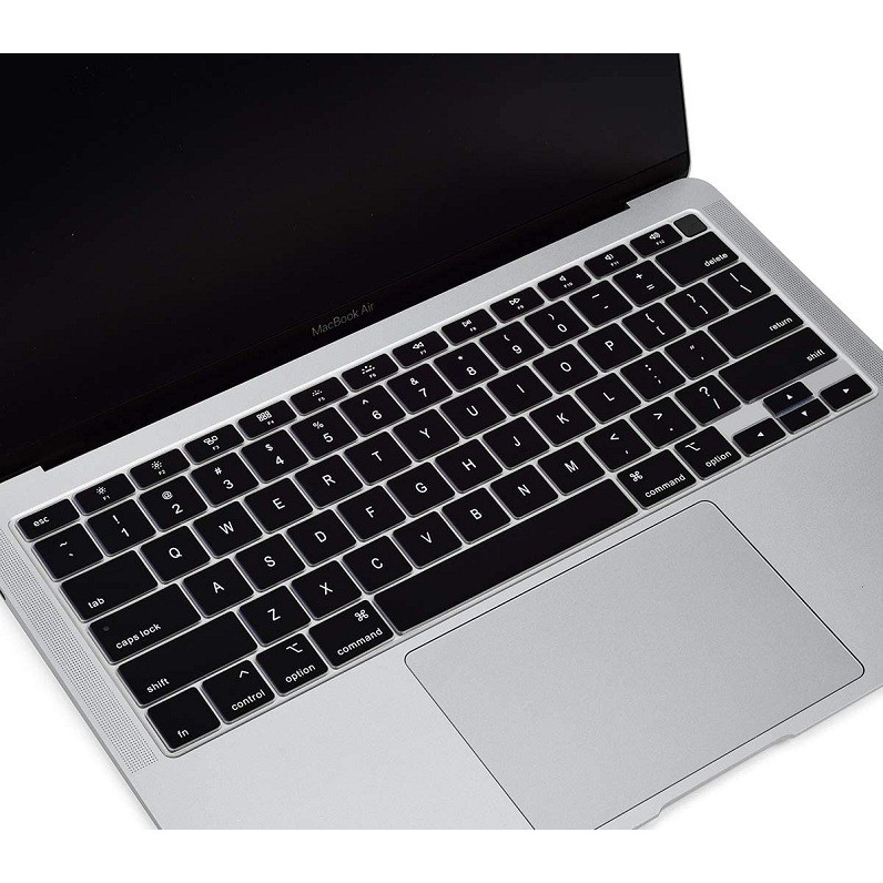 Silicone Keyboard Cover Macbook Air 13 Inch A2179 Touch ID Retina 2020 black