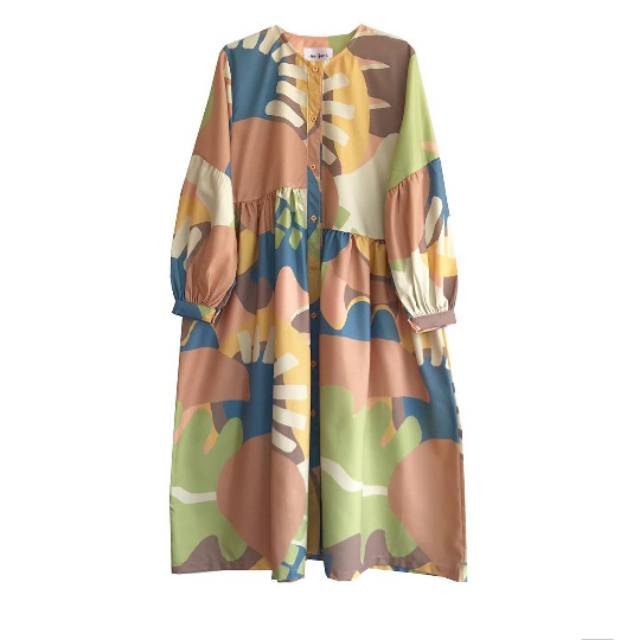 Nadjani Indonesia Tine Dress Peach