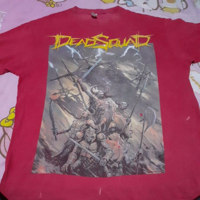 kaos original vintage DEAD SQUAD "Pasukan Mati" ,second,preloved,bekas