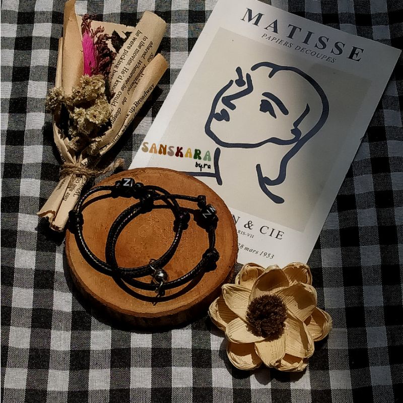 [GET FREE GIFT] GELANG COUPLE MAGNET BULAT | GELANG COUPLE NAMA | GELANG COUPLE INISIAL | GELANG MAG