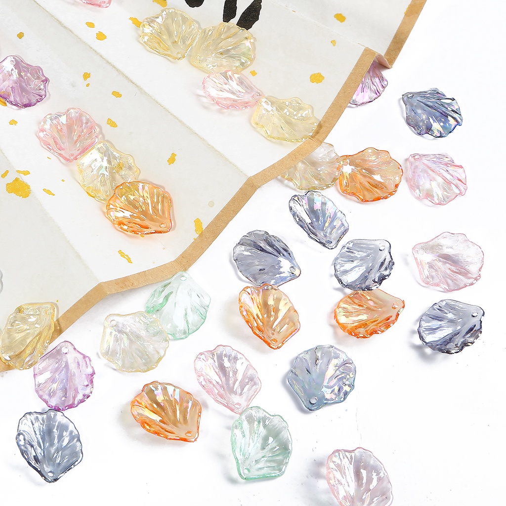20 Pcs New Fashion ABS Mutiara Imitasi Shell Peony Kelopak untuk DIY Aksesoris Buatan Tangan Bahan Aksesoris