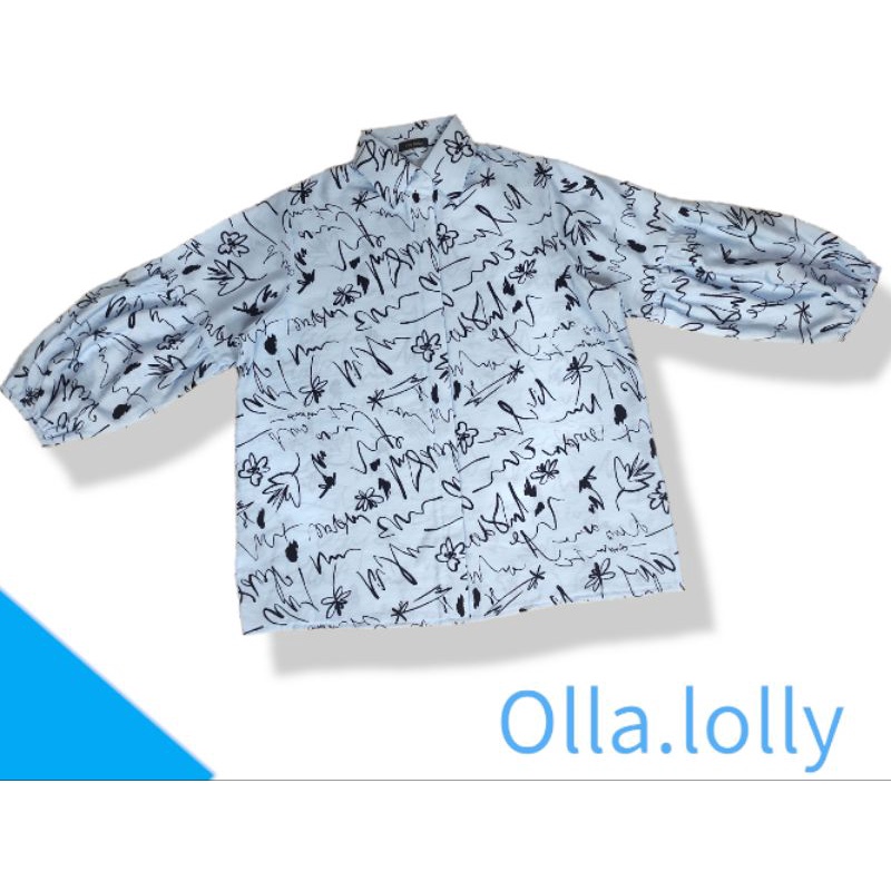 Ready blouse silky made by olla.lolly