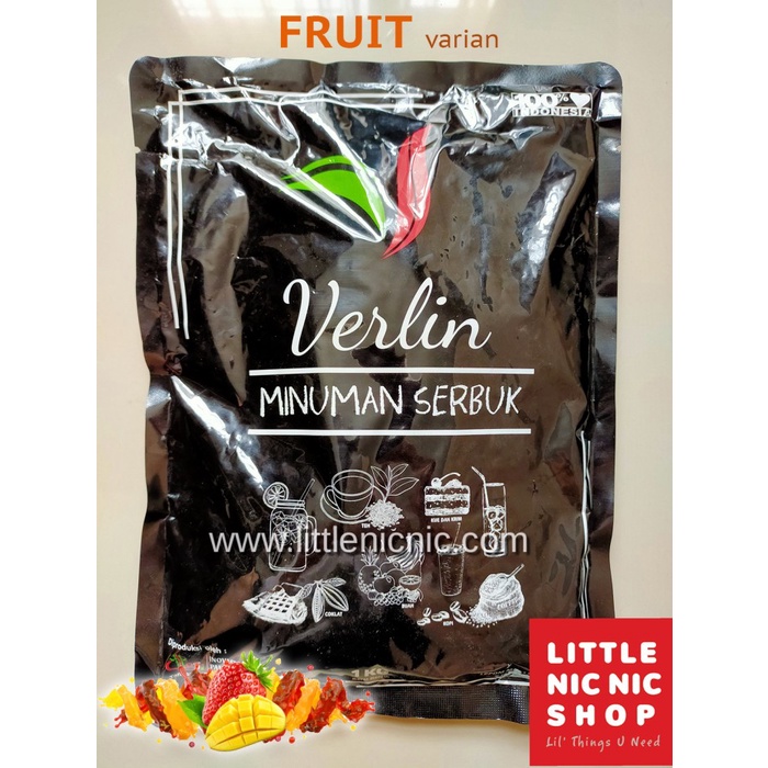 

VERLIN BUAH STRAWBERRY BANANA MANGO BUBUK MINUMAN 1 KG