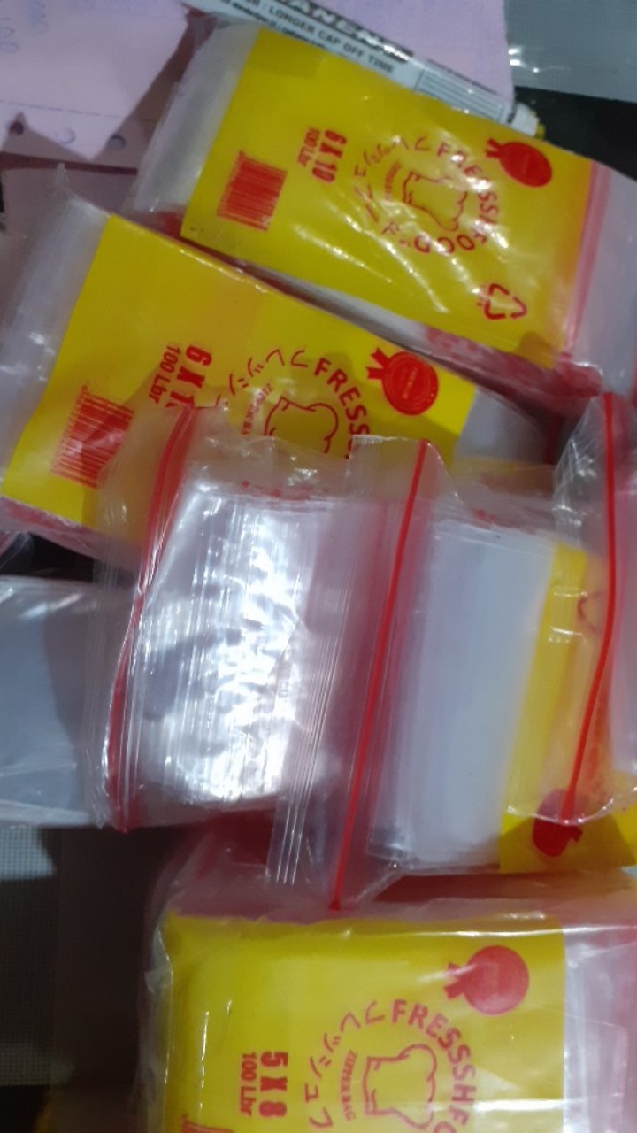 Zipper Bag/plastik Klip/ziplock Uk. 6x10 Cm Fressshfood (1 Pack)