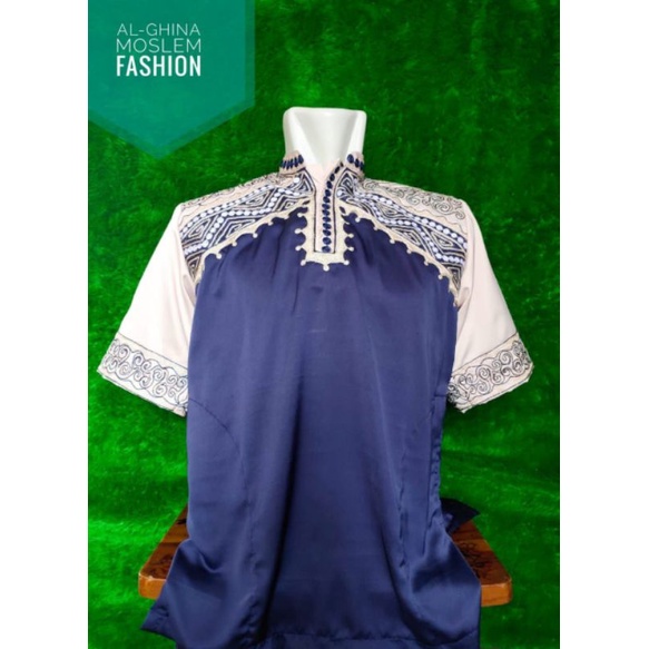 KOKO MUSLIM BORDIR STIK CORNELI ALBIS ALGINA FASHION BISA REQUEST MOTIF BORDIR CUSTOM