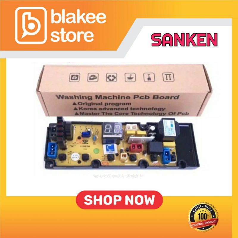 MODUL PCB MESIN CUCI SANKEN AW-S807 AW-S807J CODE PART 0764