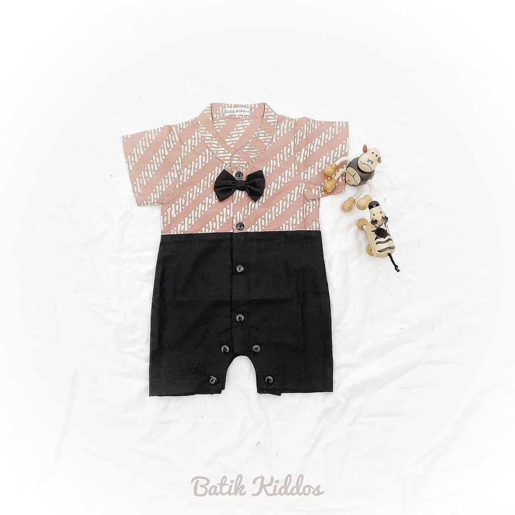 BAJU BAYI LAKI LAKI HEM BATIK ANAK COWOK KADO NEWBORN